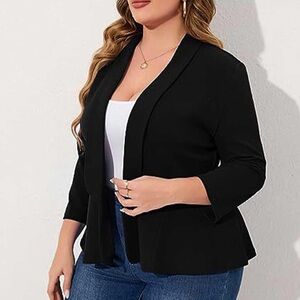 Jockey Women’s Black Blazer Size 1X